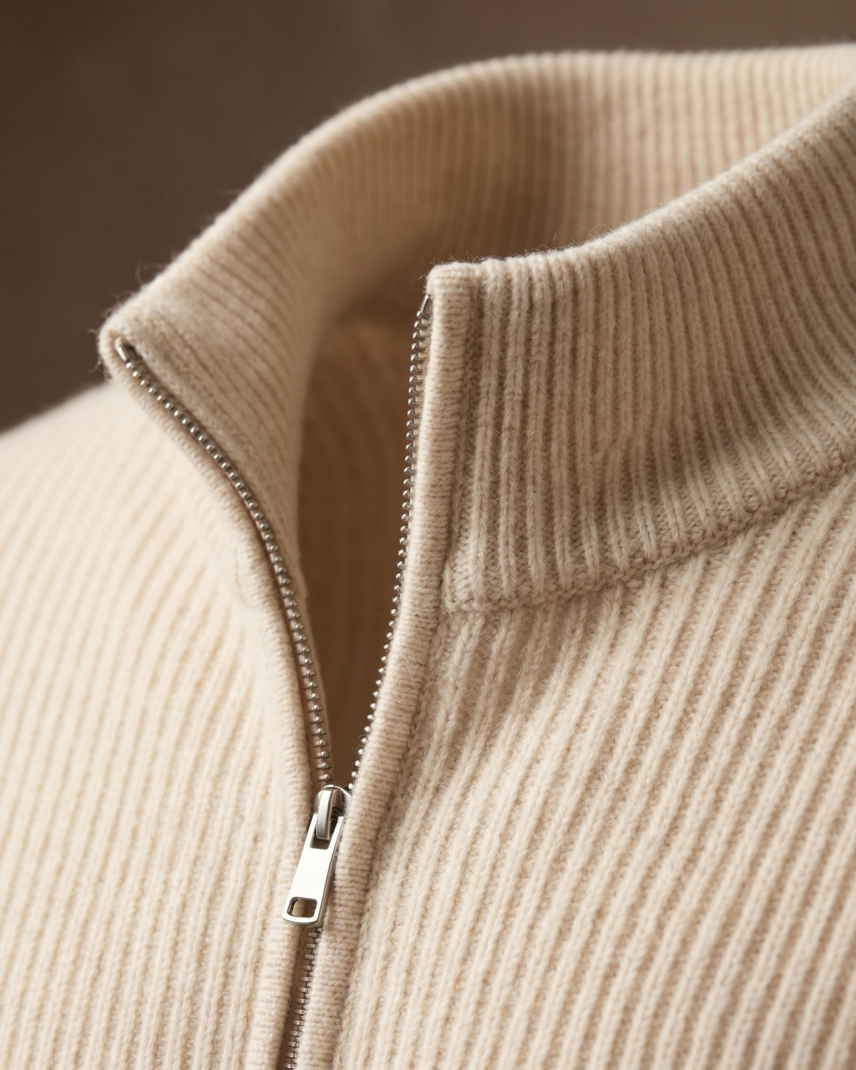 Angelo Cashmere Zip Cardigan